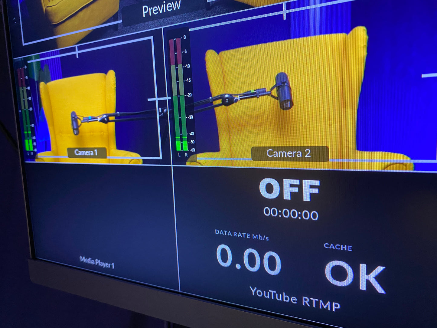 Professional Podcast Shooting with High-Quality Equipment