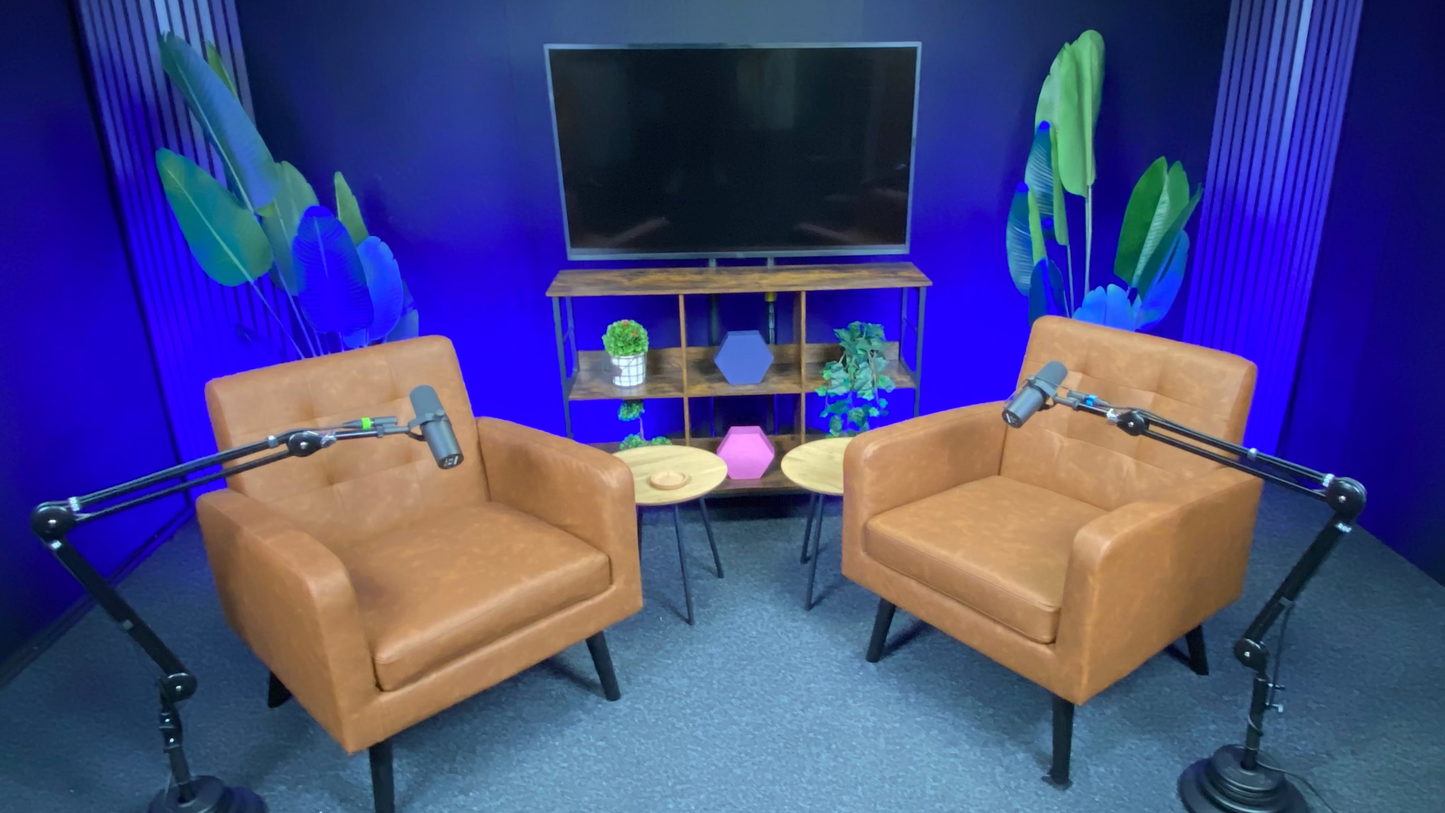 Professional Podcast Shooting with High-Quality Equipment