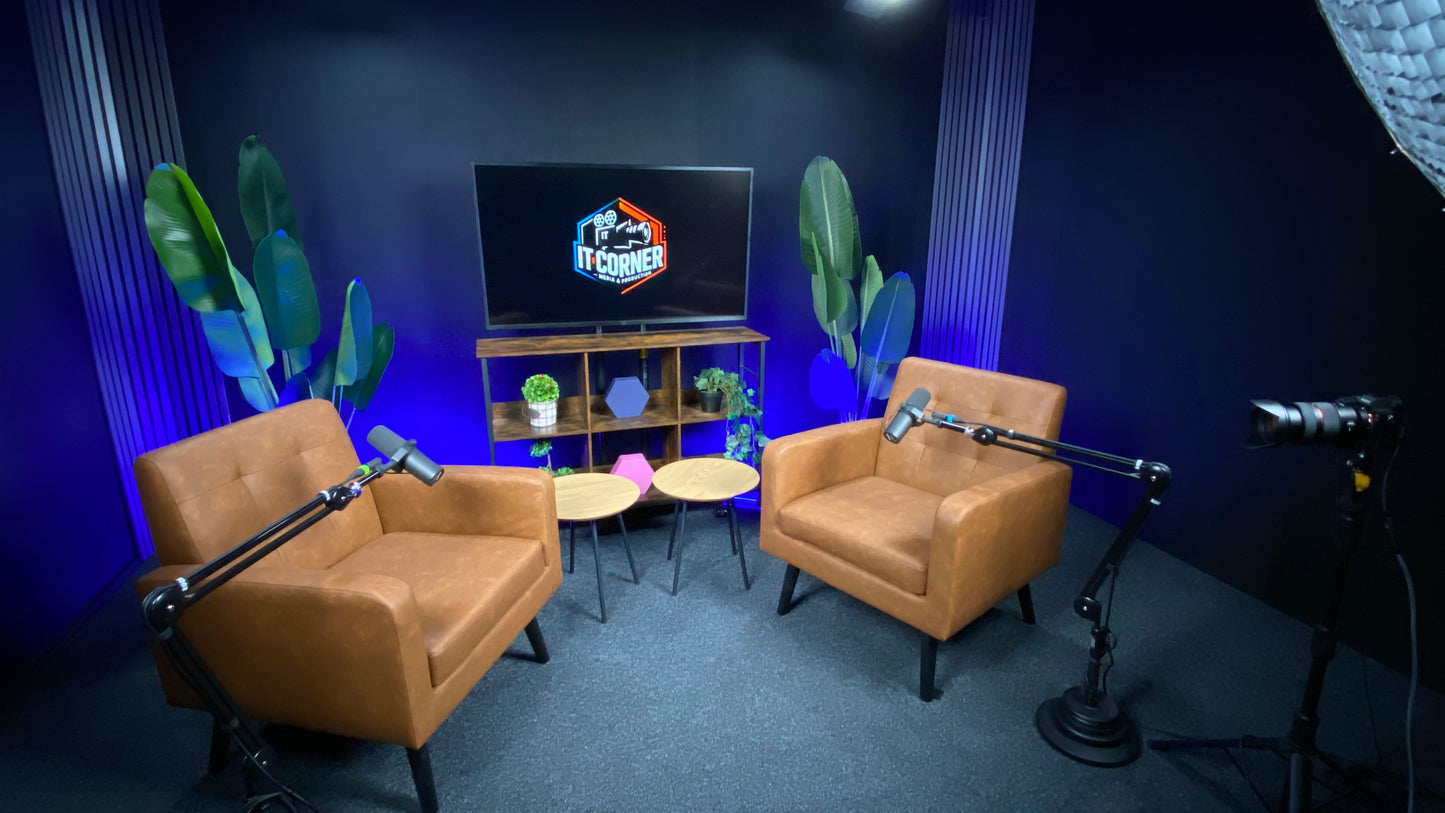 Professional Podcast Shooting with High-Quality Equipment