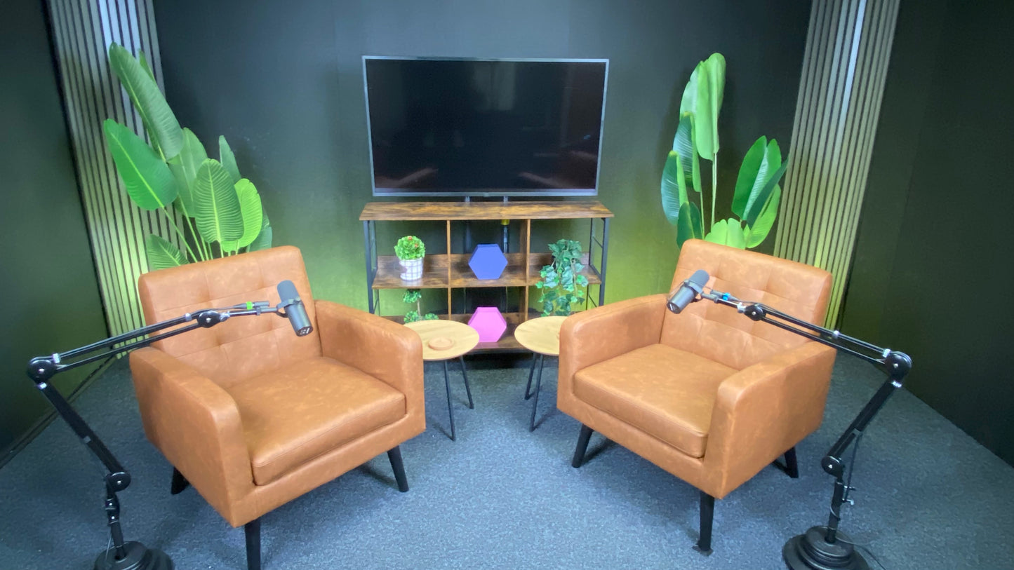 Professional Podcast Shooting with High-Quality Equipment