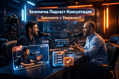 Professional Podcast Shooting with High-Quality Equipment